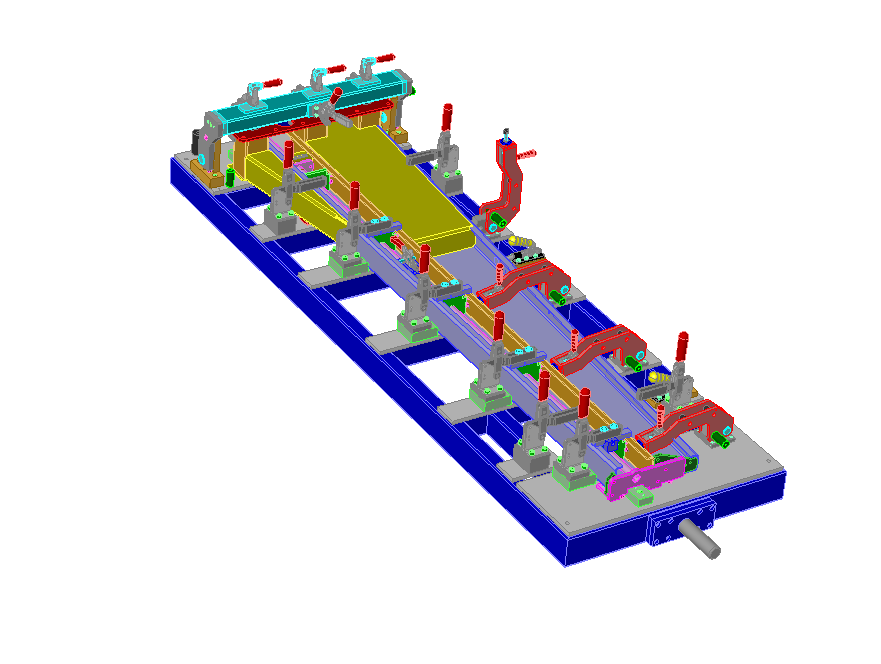 Schweißvorrichtung - 3D-Modell